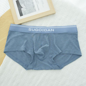 กางเกงบ็อกเซอร์ชายเอวต่ำ ผ้าโมดอล ระบายอากาศได้ดี ทรงสปอร์ต กางเกงขาสั้นทรงสปอร์ตสำหรับเยาวชน กางเกงบ็อกเซอร์ชายทรงสปอร์ต