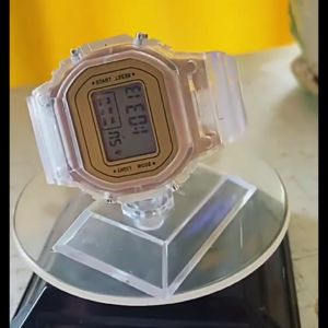 VIPstore - JAM TANGAN RUBBER DIGITAL SEGI 5600 TRANSPARAN MURAH KARET SPORT LED PRIA WANITA JT032