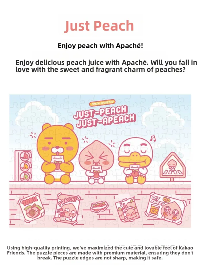 Kakao Friends Jigsaw Puzzle 150 Just Apeach | Lazada Singapore