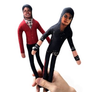 Bandai | 1-6pcs Style  Michael Jackson Cosplay Prop Doll Plush Stuffed Figure Dolls Room Decoration Abstract Joint Mobility Props Gift