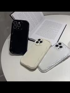 EUCAGR Clear TPU Wave Soft Back Cover Cho Xiaomi Poco C85 Vỏ Điện Thoại Chống Sốc Chống Trầy Xước Chống Vân Tay Thiết Kế Cơ Bản
