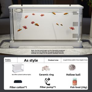 HUICHONG | Filter Oxygenator Small Eco Fish Tank