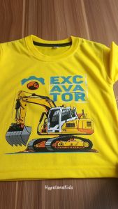 Code8.id  DTF Excavator Kaos anak laki laki kaos anak anak best seller  Awan MURAH DAN TRENDY