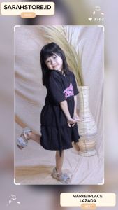 DRESS ANAK PEREMPUAN CRINKLE AIRFLOW HOODIE USIA 1-7 TAHUN DRESS ANAK KEKINIAN DRESS HOODIE BERBIE