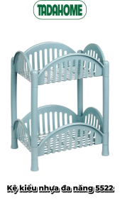 Kệ Kiểu Đựng Đồ Nhà Bếp Nhà Tắm Việt Nhật 5522 Kệ Đựng Đồ Đa Năng 2 3 Tầng - TADAHOME