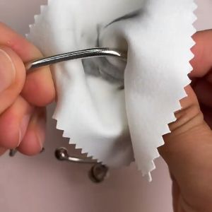 Jewelry Wiping Silver Polishing Cloths Jewelry Cleaning Cloth Soft Clean Wipes Non Toxic Tarnish