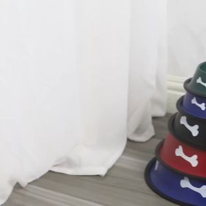 Japan Kyoto Stainless Steel Color Metal Pet Dog Cat Water Food Bowl