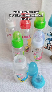 YUKI Botol Susu Bayi Dot Silicone Baby Bottle 120ml 240ml BPA Free