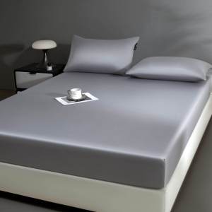 KAMONI | New Cool Feeling Ice Silk Bed Sheet Mattress Protector Cover Set 180cmx200cm