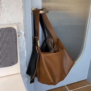 Leisure Soft Bag Single Shoulder Bag Simple Comfortable Large Capacity Women Crossbody Bags