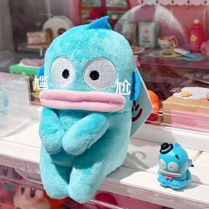 Cute Ugly Fish Plush Toy Han Dun Keychain Bag Pendant Soft Stuffed Doll Machine Grabbing Funny Fish Design Chinese Production