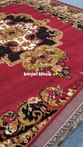 SUPER SHAMA Karpet Lantai 210x300 SS621 Maroon