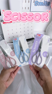 FCI Scissors (3 colors) Smooth Cutting Stainless Stail Reliable quality Secure Grip for School Office Home Arts Crafts and DIY Project