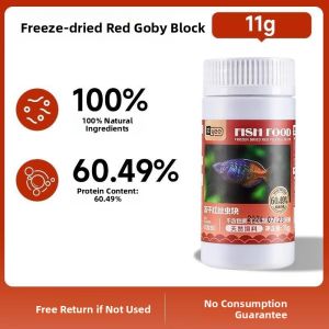 MENGMIAN | Dried Redworms Artemia Fish Food Freeze-dried Feeding Strip