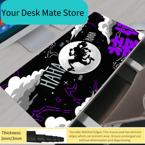 Bandai | Gaming Mouse Pads One Piece Luffy Moon Silhouette Anime Gaming Mouse Pad Large Desk Mat
