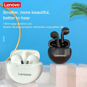 Lenovo | Lenovo HT38 Wireless Bluetooth Earbuds 13mm HiFi Stereo Headphones 12H Long Playtime Bluetooth 5.0 Sport Earphones With HD Mic
