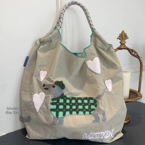 MAIYUQI | Embroidered Eco-friendly Niche Shopping Bag