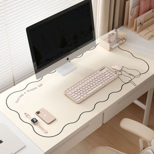 Modern Minimalist Large Size Computer Desk Mat Office Mouse Pad Girls Study Table Cloth Keyboard Pad Home Decor Tablecloth