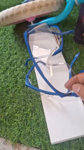 Kacamata Safety Glass Bening Kerja Tukang Pemotongan Anti Cipratan Debu Benturan / Cairan / Ngelas