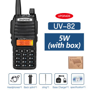 1PC Baofeng UV-82 VHF UHF High Power Handheld Vox Radio Walki Talki UV-82 Talkie Walkie Baofeng Dual Band Professional