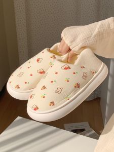 Giày Đi Trong Nhà Mùa Xuân Hè Cho Bà Bầu Giày Đi Trong Nhà Bằng Vải Cotton Đế Mềm Chống Trượt Đế Dày Thoải Mái Cho Bà Bầu Sau Sinh