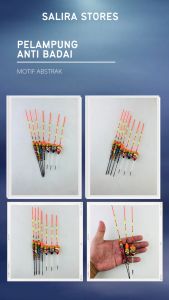 Pelampung Pancing Anti Badai Fiber Isi 1 pcs 3 5 10pcs Di Mix Model/Warna