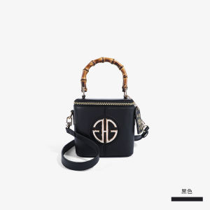 Original GHG Niche Style Light Luxury Brands New Chinese Style Bamboo Joint Box Bag Girls Mobile Phone Bag Crossbody Pouch