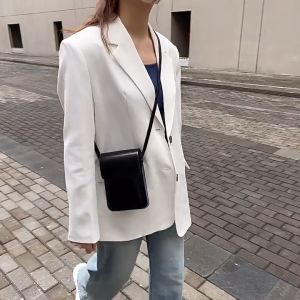 Túi đeo chéo nữ mini da PU đựng điện thoại phong cách hàn quốc