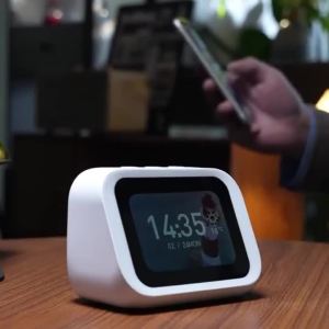 Smart Alarm Clock Bluetooth Speaker Weather Display Night Light Music Stories Player Photo Frame Perfect Gift Bluetooth APP