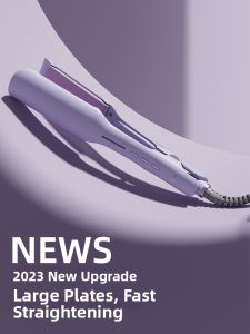 AUX | AUX Negative Ion Straightening Iron Hair Styling Tools Home Use Professional Salon Flat Iron Dry Wet Use 40W-59W Power