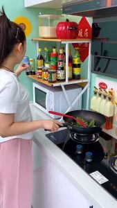 HANGROO YIK (พร้อมส่ง) ชั้นวางไมโครเวฟ ชั้นวางของในครัว 1-2 ชั้น ชั้นวางอเนกประสงค์