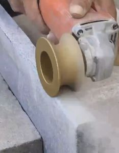 Mata Gerinda Pinggul Granit & Diamond Grinding Wheel Emas 10mm