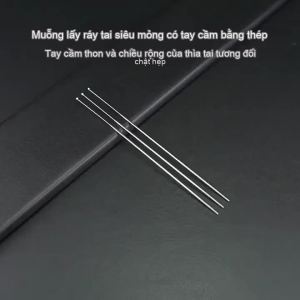 1Pc 18cm Copper Stainless Steel Ear Wax Pick Curette Earwax Removal Picker Earpick Cleaner Tool Kit For Kids Adults Home.