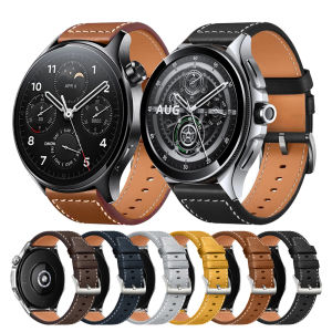 20mm 22mm Leather Bracelet Strap For Xiaomi Watch S3 2 46/42mm MI S1 Pro Active Band For HUAWEI WATCH GT 5 4 3 Wristband Correa