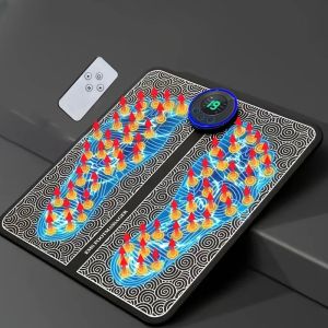 2025 Upgraded Ems Foot Massager Pad USB Rechargeable Muscle Relax Pain Relief Improves Blood Circulation Home Travel