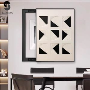 BAOGEYU | Simple Modern Stylish Power Switch Concealing Wall Art Vertical Version