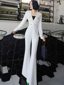 MUBEELE | ชุดเดรสแขนกุดสีขาวเซ็กซี่คอวีลึก แฟชั่นฤดูร้อน ทรงสลิมฟิต OL เดรสยาวคลุมเข่า ผ้าโพลีเอสเตอร์และยางยืด