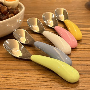 Stainless Steel Baby Spoon with Storage Box Small Size for Baby Food Eating Dinnerware Cutlery Childrens Utensils