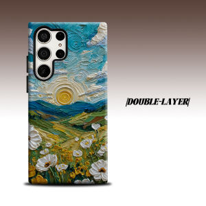 BILIBILI | Van Gogh Floral For Samsung Galaxy S26 S25 S24 A56 A36 Dual Layer Luxury Fashion Full Lens Protective Case