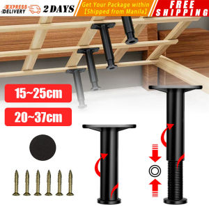 Adjustable Furniture Support Foot Bed Foot Bed Board Frame Leg Heavy Duty Retractable Load Bearing Bracket Telescopic Adjustable Bed Beam Support Foot Reinforced Plastic Furniture Leg Sofa Leg Bed Bottom Load Bearing Bracket Adjustable Bed Beam Support