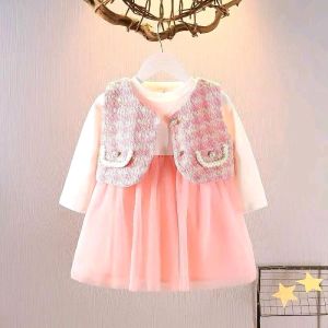 Dress anak blezer 2in1 import korea premium brended