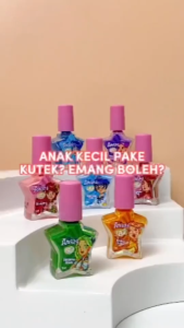 AMARA Nail Polish Kids Kutek Anak Peel Off | Cat Kuku Anak