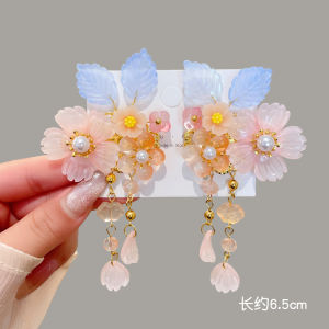 กิ๊บติดผมรูปดอกไม้สไตล์โบราณสำหรับผู้หญิง 2025 ใหม่ล่าสุด คลิปผมด้านข้างสำหรับเด็ก คลิปผมด้านข้าง คลิปผมด้านหน้า ประดับผม