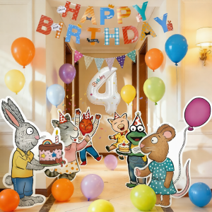 XIHUDIE | Children Birthday Party Decoration Background KT Board 2nd