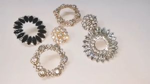 2pcs Sepasang Variasi Sepatu Rangkai Motif Bunga & Aksesori Dekorasi Gesper Sepatu