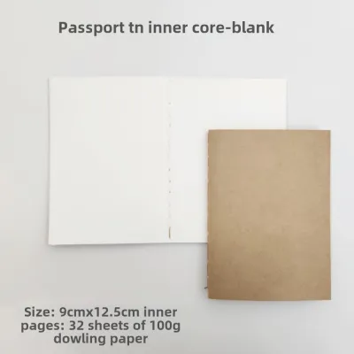 Travelers Leather Notebook Replacement Core Mini Passport Style Grid Line Blank Book Writing Meeting Office General Notebook