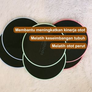 YOGA Exercise Slider Disc | Gliding Inti Fitness Core Slide Disc Piringan Yoga Sliding Disc