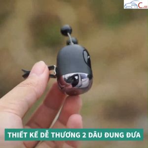 (154) Robot Hoạt Hình Để Nước Hoa Gắn Cửa Gió Điều Hòa Ô Tô Khử Mùi Hiệu Quả