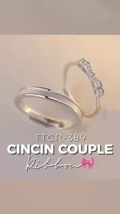 TINO TINO - Cincin Couple 389 & Wedding Ring couple Pita Cristal