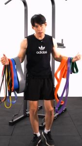 สายแรงต้าน ยางยืดออกกำลังกาย Resistance Band แรงต้าน 25 กก. ขึ้นไป  ยางดึงข้อ ยางยืดบริหารกล้ามเนื้อ มีให้เลือกหลายระดับ